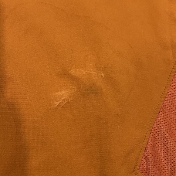 Nike Dri Fit XL Mens TEXAS Jacket Windbreaker Polyester V-Neck Longhorn READ - Picture 10 of 10